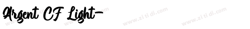 Argent CF Light字体转换 Argent CF Light字体转换